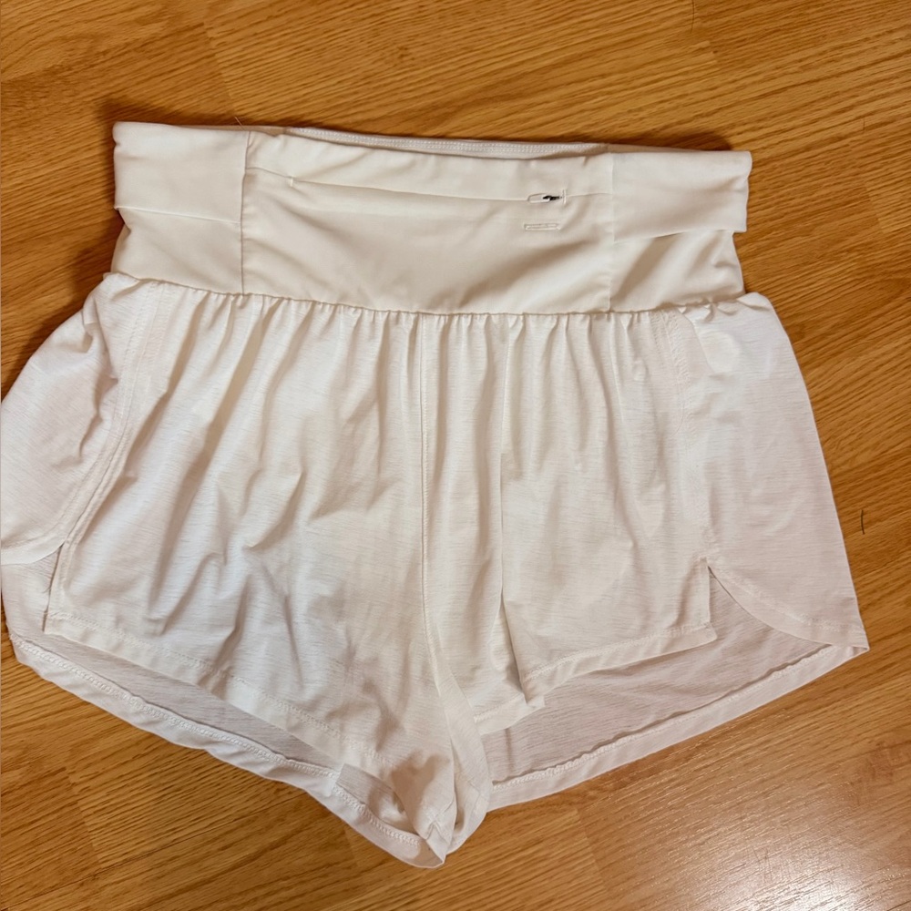 FP Movement Women's White High-Waisted Shorts